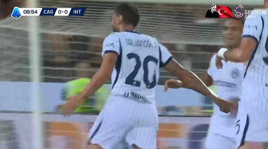 Hakan &Ccedil;alhanoğlu yine sahnede! Kaleciyi uyuttu, Inter'i &ouml;ne ge&ccedil;irdi