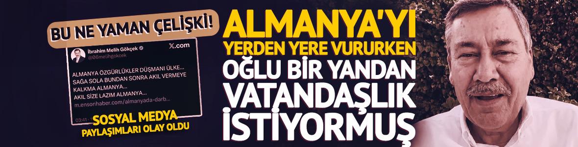 Almanya'yı yerden yere vururken, oğlu vatandaşlık talep etmiş