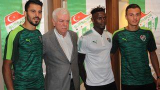 Badji, Atanasov ve Aytaç resmen Bursaspor'da