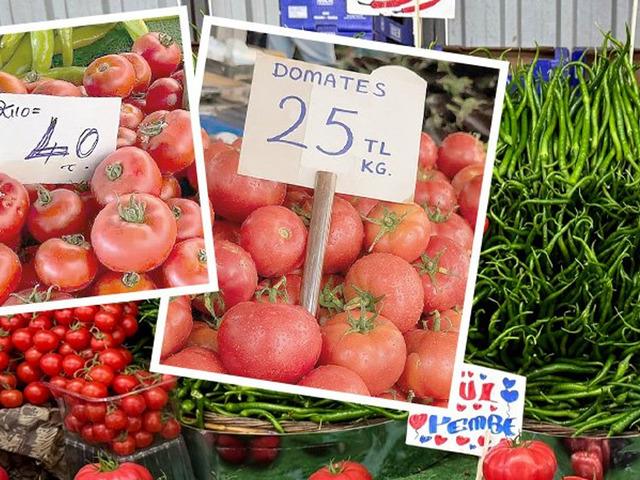 B&ouml;lgeye g&ouml;re fiyat değişiyor! Aynı domates bir il&ccedil;ede 25, diğerinde 40 lira