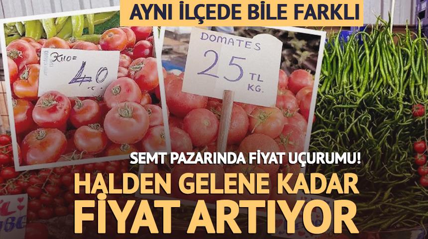 B&ouml;lgeye g&ouml;re fiyat değişiyor! Aynı domates bir il&ccedil;ede 25, diğerinde 40 lira