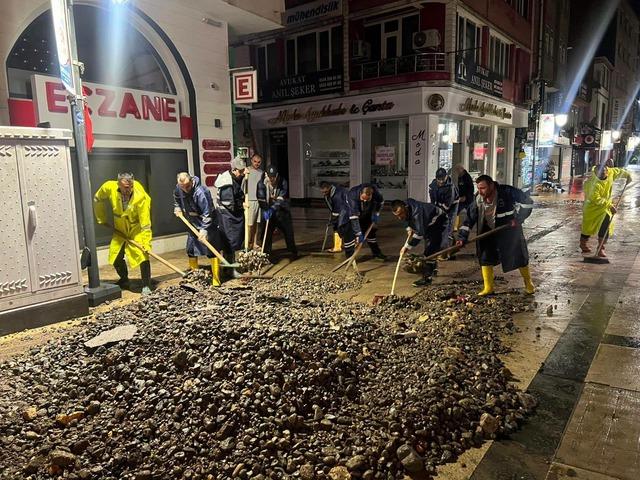 Ordu ve Giresun da sağanak etkili oldu 2