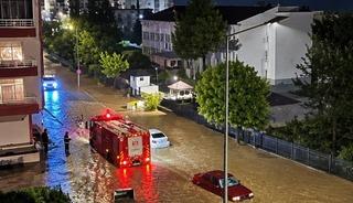 Ordu ve Giresun'da sağanak etkili oldu