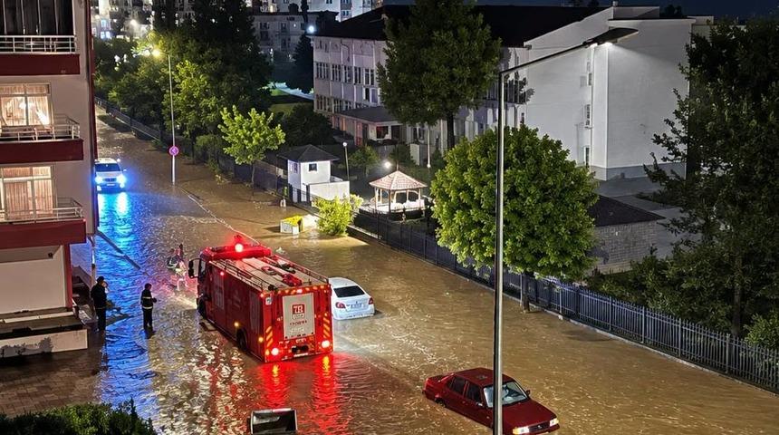 Ordu ve Giresun'da sağanak etkili oldu