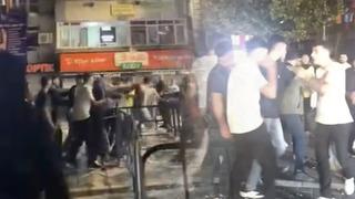 Rapçi Poizi'nin konseri karıştı! Tekme ve yumruklu kavga kamerada