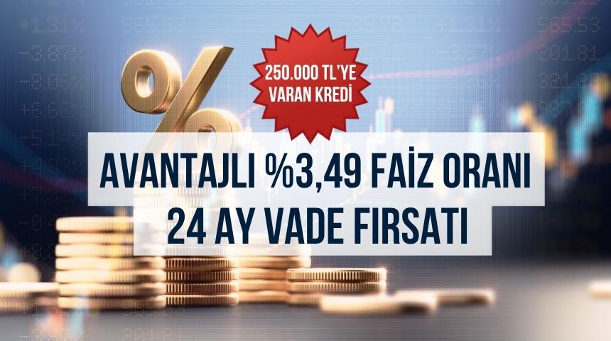 250.000 TL'ye varan kredi i&ccedil;in hemen tıkla