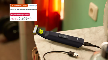 Y&uuml;z ve v&uuml;cut bakımında tek cihaz: Philips OneBlade Pro indirimde