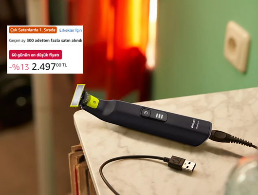 Y&uuml;z ve v&uuml;cut bakımında tek cihaz: Philips OneBlade Pro indirimde
