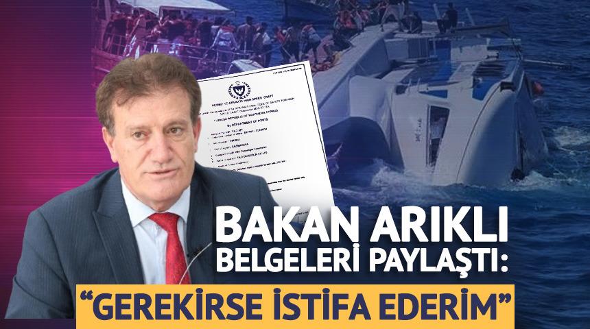 Bakan Arıklı belgeleri paylaştı: "Gerekirse istifa ederim"