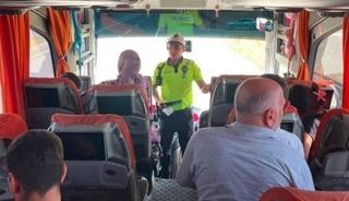 Kars&rsquo;ta şehirler arası yollarda trafik denetimleri s&uuml;r&uuml;yor