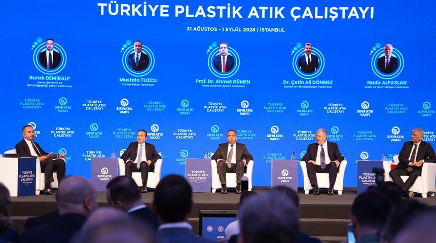 Plastik d&ouml;ng&uuml;s&uuml;nde ulusal politikalar ve sekt&ouml;rel d&ouml;n&uuml;ş&uuml;m, T&uuml;rkiye Plastik Atık &Ccedil;alıştayı'nda ger&ccedil;ekleşen bakan yardımcıları oturumunda ele alındı