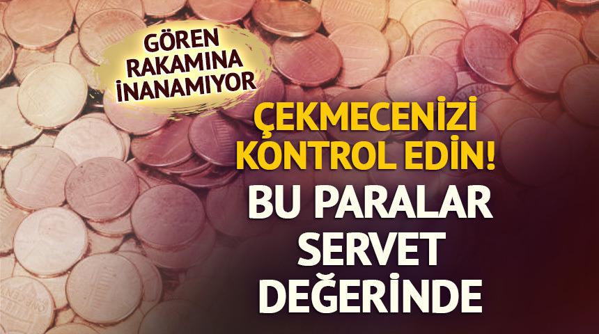 &Ccedil;ekmecenizde servet yatıyor olabilir! Bu bozuk para 65 bin TL ediyor