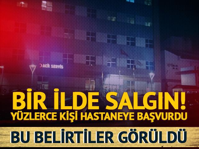 Giresun'da y&uuml;zlerce kişi hastaneye başvurdu! Bu belirtiler g&ouml;r&uuml;ld&uuml;