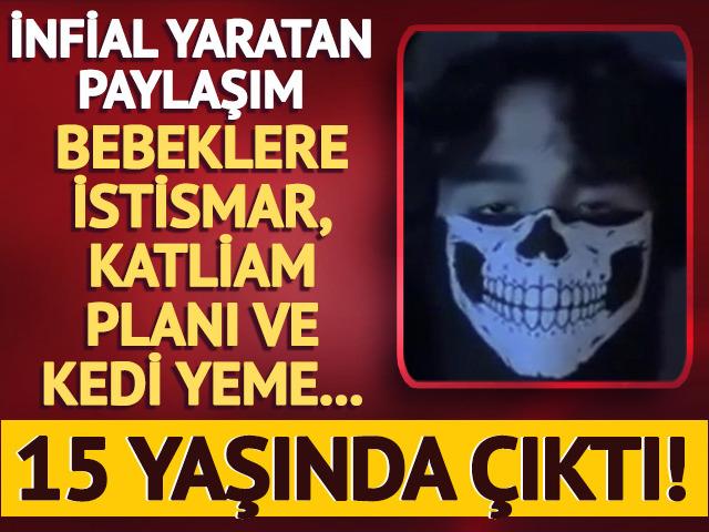 Bebeklere istismar, katliam planı... 15 yaşında &ccedil;ıktı, g&ouml;zaltına alındı