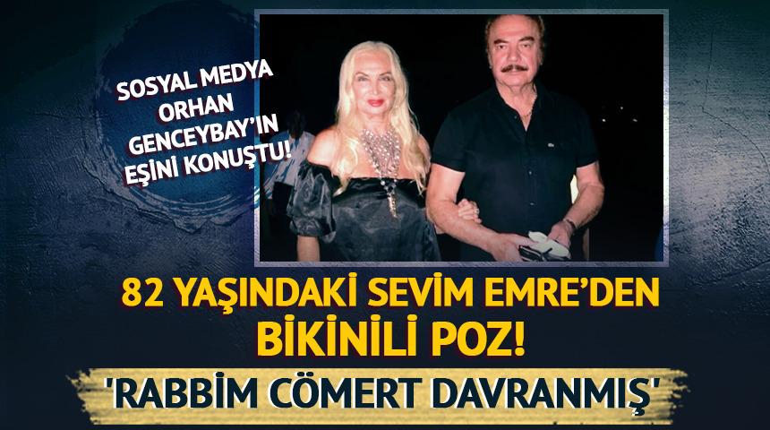 Orhan Gencebay'ın eşinden bikinili poz! 'Rabbim c&ouml;mert davranmış'