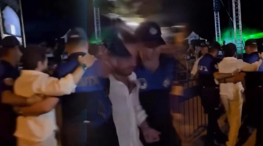 &Uuml;nl&uuml; DJ Ozan Doğulu y&uuml;r&uuml;mekte zorlandı! Zabıtalar devreye girdi! G&ouml;r&uuml;nt&uuml;ler g&uuml;ndem oldu