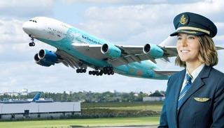 D&uuml;nyanın en b&uuml;y&uuml;k yolcu u&ccedil;ağını Yozgatlı kadın pilot u&ccedil;uruyor! T&uuml;rkiye'nin gururu oldu