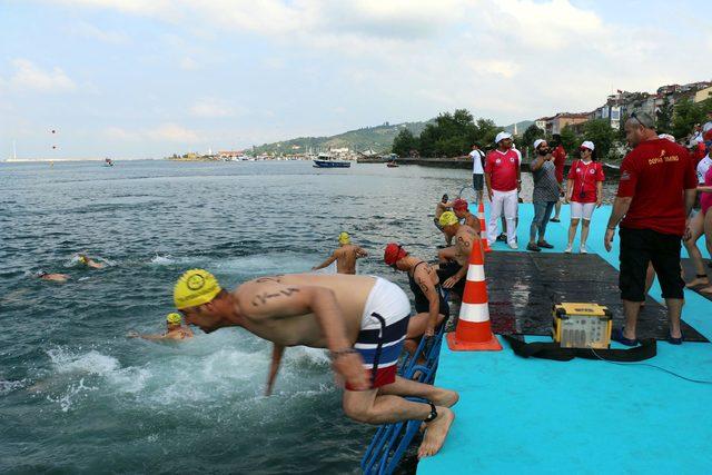 Zonguldak'ta 'Uluslararası Açık Su Yüzme Yarışması'