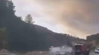 Bursa’da otomobil alevlere teslim oldu