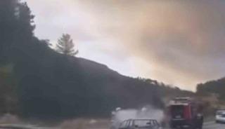 Bursa&rsquo;da otomobil alevlere teslim oldu