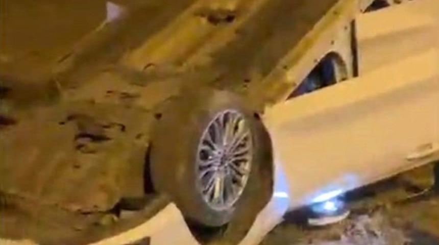 Diyarbakır&rsquo;da otomobil takla attı: 1 yaralı