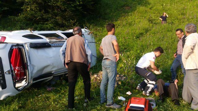 Trabzon’da yayla dönüşü kaza: 1 ölü 3 yaralı