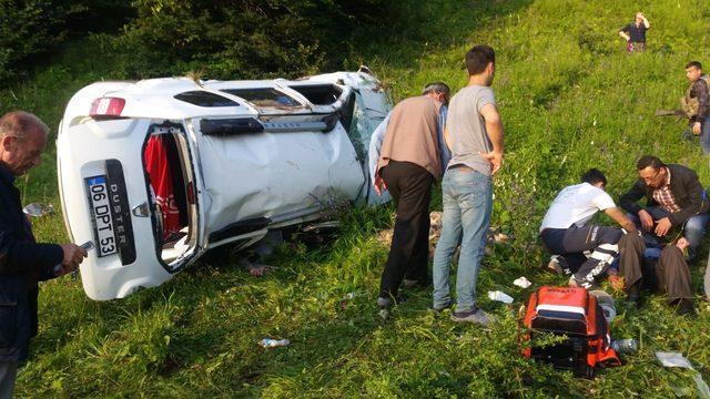 Trabzon’da yayla dönüşü kaza: 1 ölü 3 yaralı