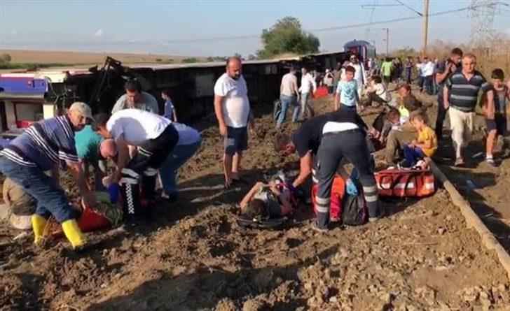 Tekirdağ'daki tren kazasından ilk görüntüler G2
