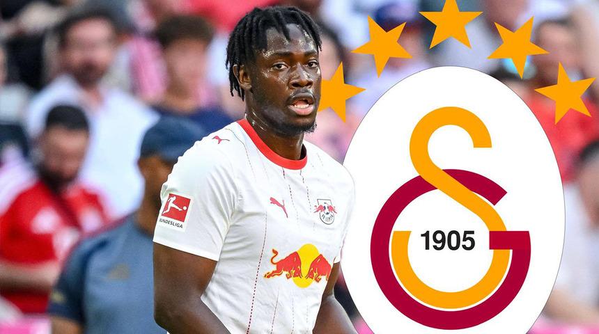 Galatasaray Leipzig'den Bitshiabu'yu bitirdi! İstanbul'a davet etti
