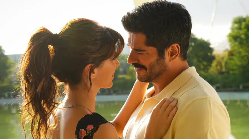 G&uuml;neşin Doğduğu Yer'in Kenan'ı ve Leyla'sından ilk kare! "Yakışmışlar"