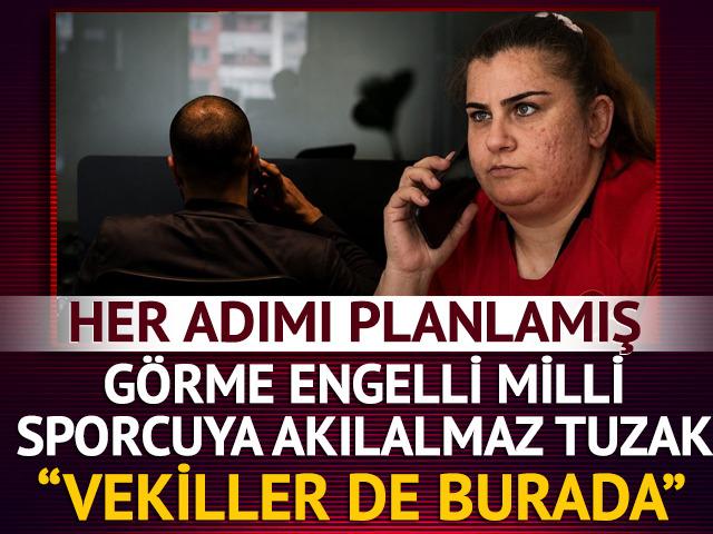 G&ouml;rme engelli milli halterciye acımasız tuzak! 800 bin lira dolandırıldı