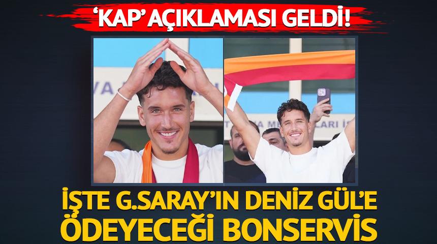 G.Saray Deniz G&uuml;l'e &ouml;denecek bonservisi a&ccedil;ıkladı!