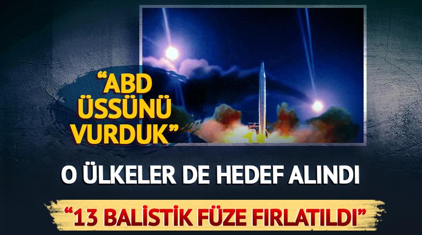 İran, ABD hedeflerini vurdu! &Uuml;rd&uuml;n ve Kuveyt'ten a&ccedil;ıklama