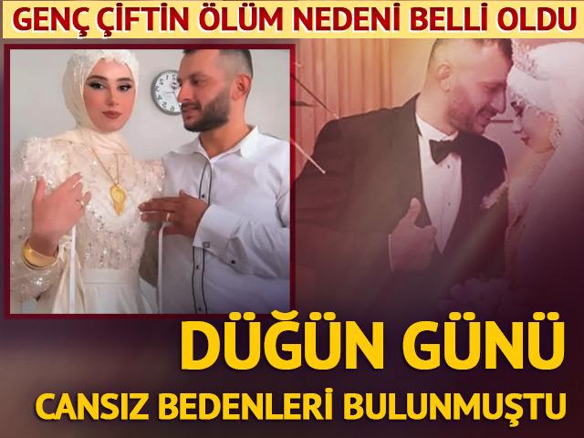 D&uuml;ğ&uuml;n g&uuml;n&uuml; kabus olmuştu! Gen&ccedil; &ccedil;iftin &ouml;l&uuml;m nedeni belli oldu