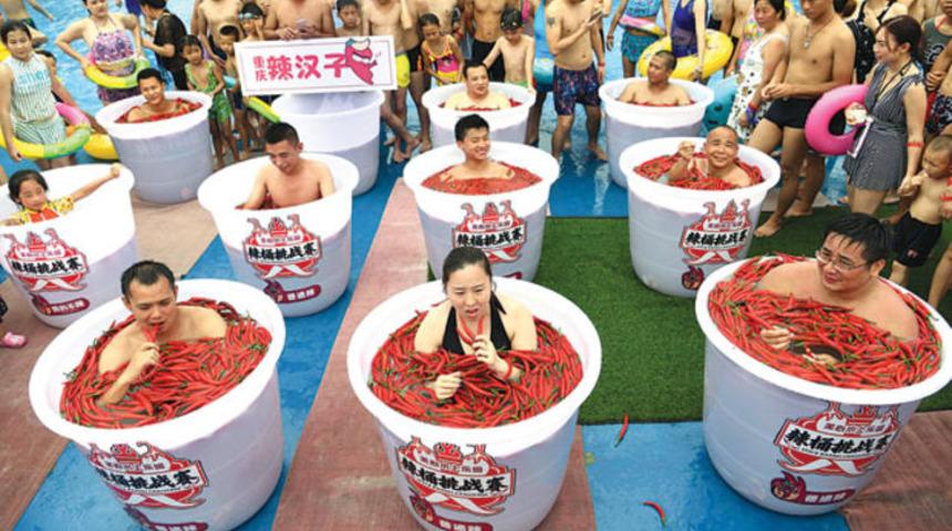 Acı biber yeme yarışmasının kuralları değişti