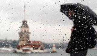 İstanbul'da g&uuml;neşli havaya yağmur molası! Meteoroloji'den sağanak yağış uyarısı