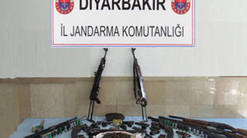 Diyarbakır'da silah operasyonu