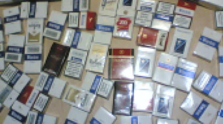 Diyarbakır'da 10 bin paket  kaçağı sigara...