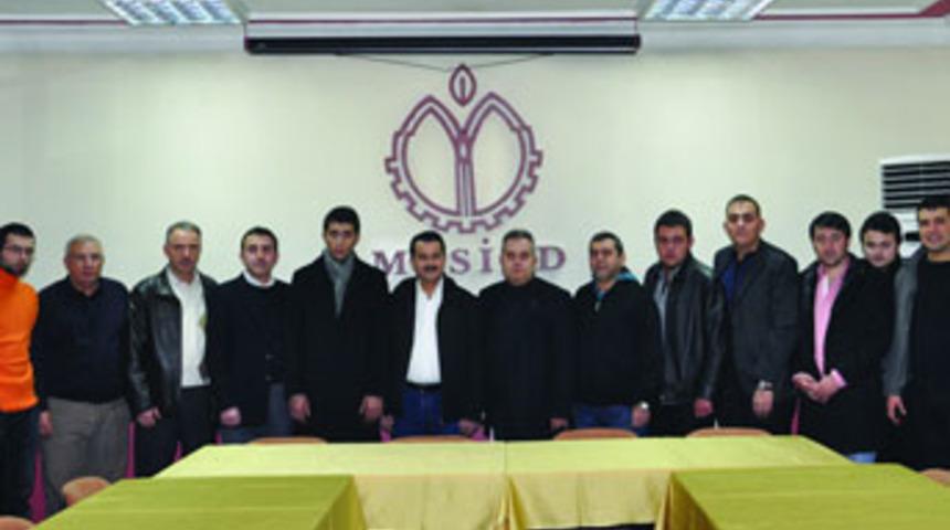 M&Uuml;SİAD Başkanı G&ouml;k, ADASO'yu ziyaret etti