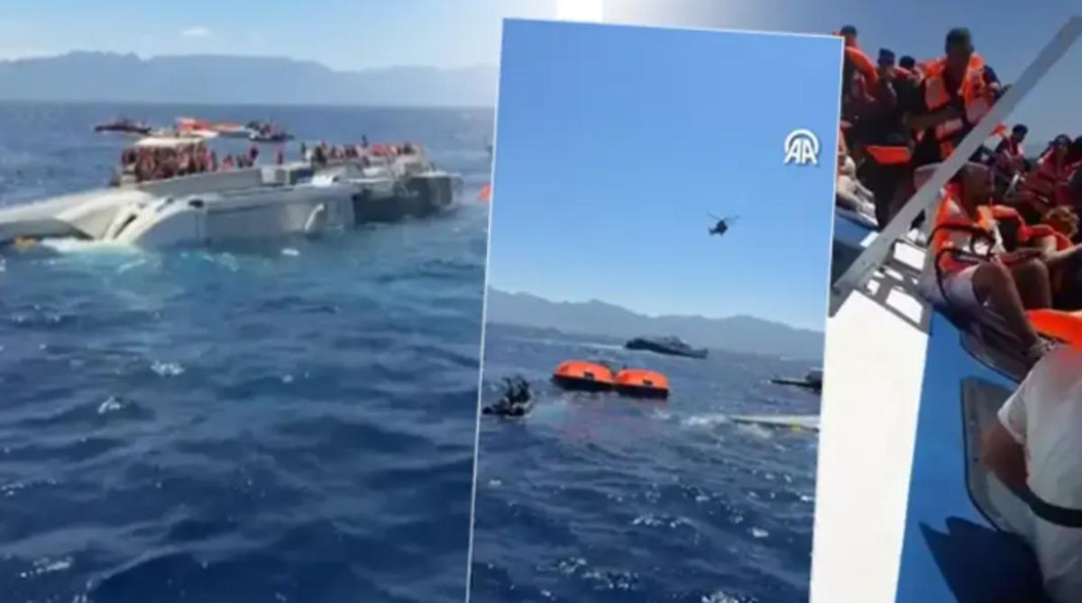 Girne de batan geminin enkazına ulaşıldı! 3