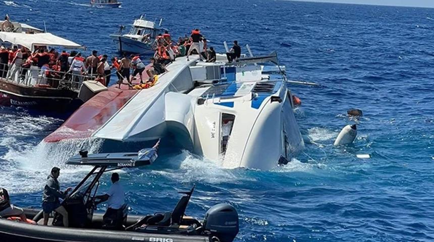 Girne'de batan geminin enkazına ulaşıldı!