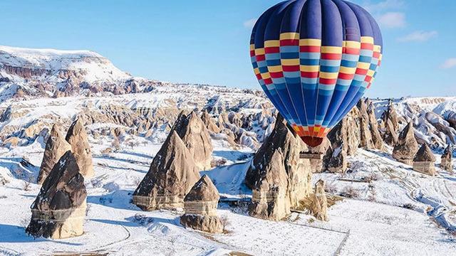 Avrupa'nın kış rotalarında zirve Kapadokya'nın!