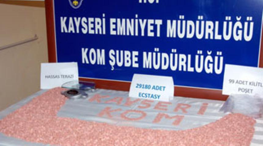 Kayseri'de uyuşturucu operasyonu