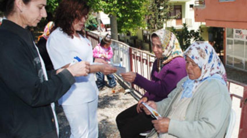 Kanser eğitimi her yerde...