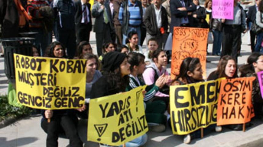 YGS protestoları her yerde