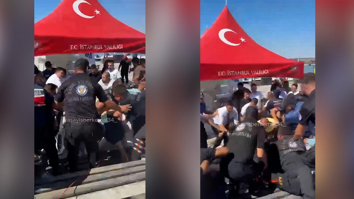 Batan gemiyi takip eden basın mensuplarına saldırı! Ortalık savaş alanına döndü - Güncel Haberler