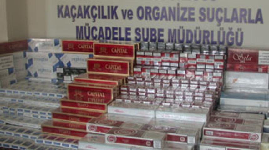 Siirt'te kaçak sigara operasyonu