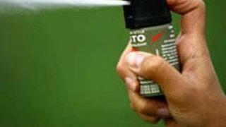 Futbolcukara biber gazı iddiası