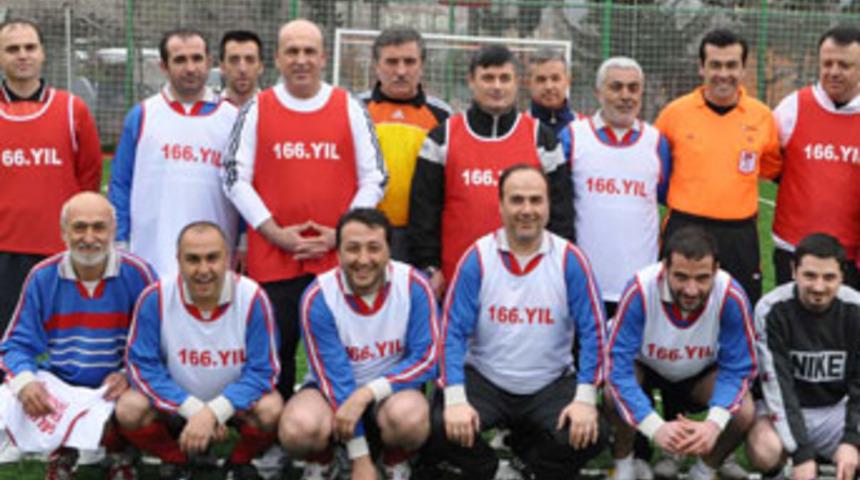 166. yıl kutlaması halı sahada başladı