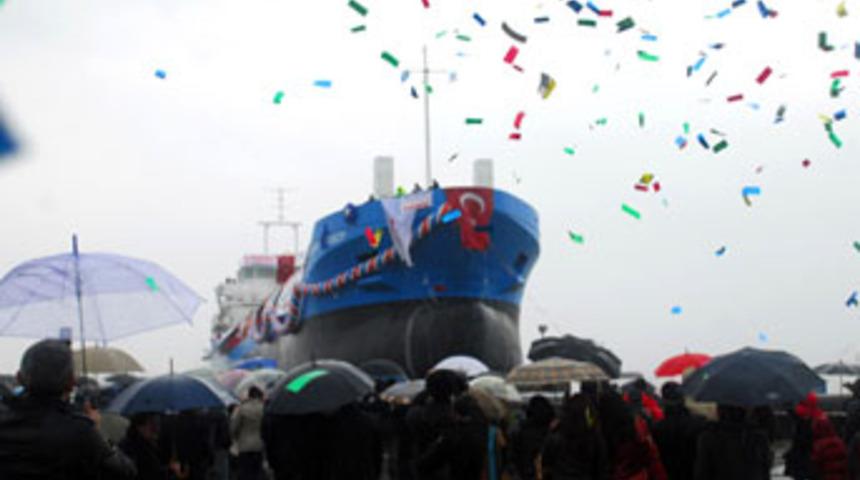 4,2 bin DWT'luk yük gemisi denize indirildi